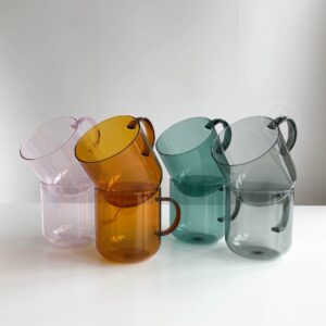 Gelas kaca warna 350ml - 350ml Glass cup