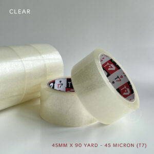 1 DUS - Lakban bening 45mm x 90 yard 45micron -T7- kualitas Daimaru