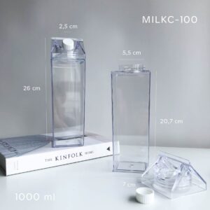 Botol susu plastik pitcher 1 liter - Milk Carton Plastic 1 liter