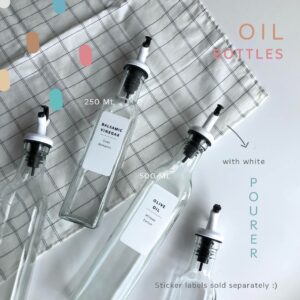 Botol Minyak Kaca Clear - Oil Glass Bottle