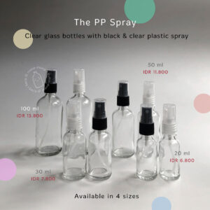 Botol Kaca PP Spray