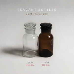 Botol Kaca Reagant Amber & Clear - Reagant Glass Bottle