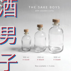 Botol kaca - The Sake Boys Glass Bottle