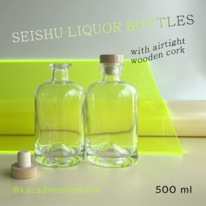 Botol kaca liquor SEISHU bottle - botol kaca liquor SEISHU