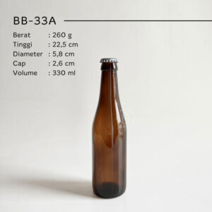 Botol tutup kempyeng - Beer bottle crown cap crown cap glass bottle A