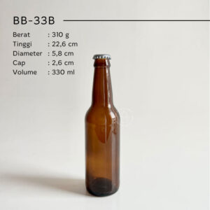 Botol tutup kempyeng - Beer bottle crown cap crown cap glass bottle B