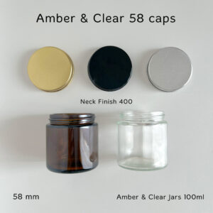 Tutup Botol Toples Kaca Ulir 58 mm & 68mm Aluminium Cap