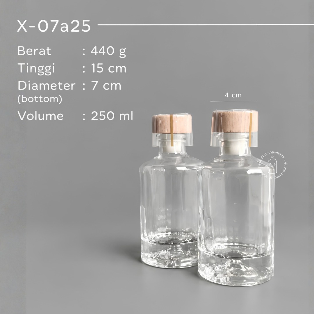 Botol kaca liquor NISHIKI bottle - botol kaca liquor NISHIKI - Gambar 3